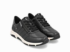 Baskets confort Remonte en cuir noir