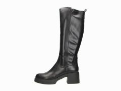 Bottes noires à talon carré Toma