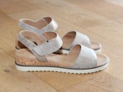 Sandales Gabor en cuir irisé et largeur G