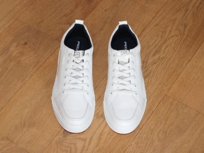 Baskets blanches Pegada en cuir