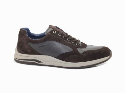 Sneakers SIOUX modèle Turibio en cuir marron