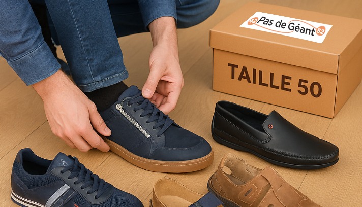 OÙ TROUVER DE BONNES CHAUSSURES EN TAILLE 50&nbsp;?